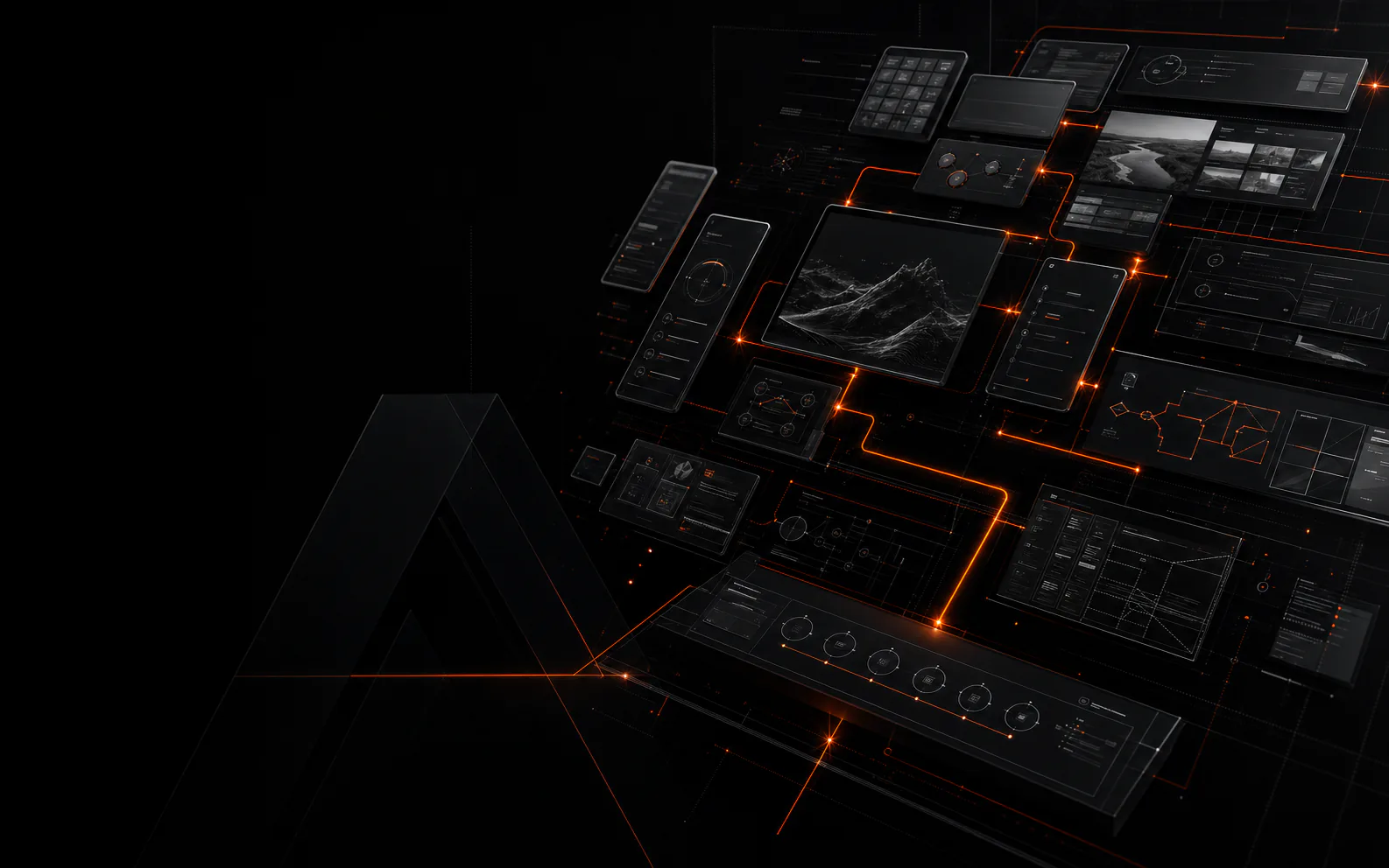 Arup capability study visualizing connected websites, growth, software, and automation